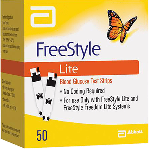 freestyle lite, libra sensors, and lancets test strips