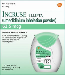 Sell Incruse Ellipta Inhalers | Diabetics Trust