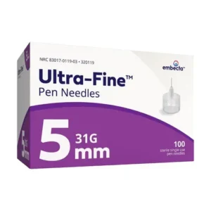 Ultra-Fine 5mm Pen Needles